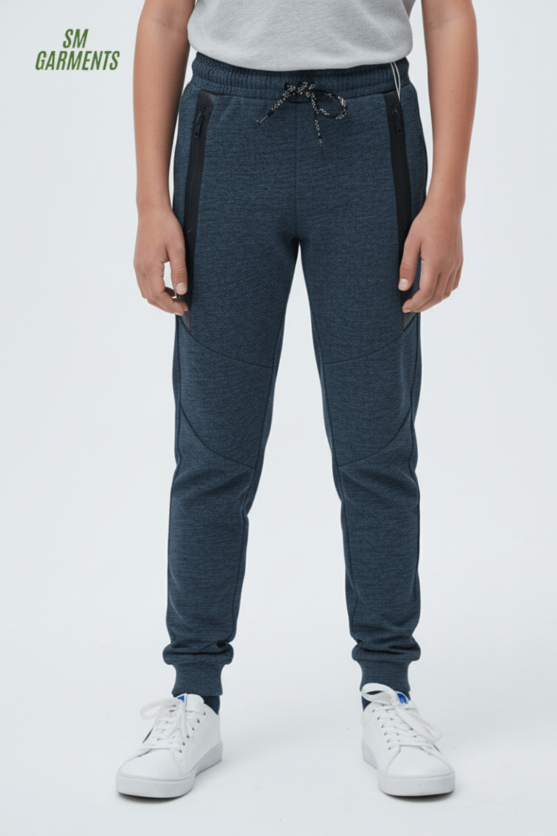 KIDS TEXTURED PRINT TROUSER - Smgarment's