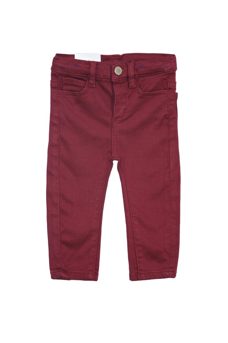 Kids’ Wine Red Skinny Jeans - Smgarment's