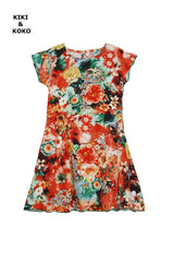 KIKI&KOKO GIRLS FLORAL DRESS - Smgarment's