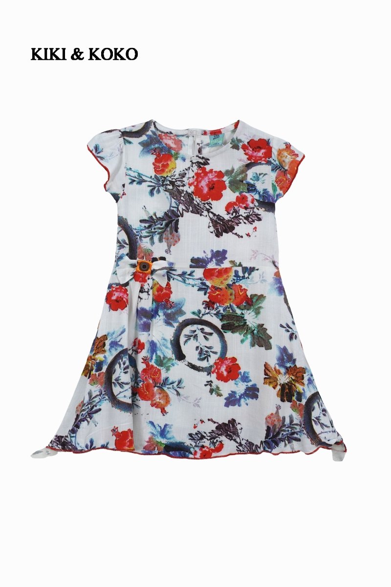 KIKI&KOKO GIRLS FLORAL DRESS - Smgarment's