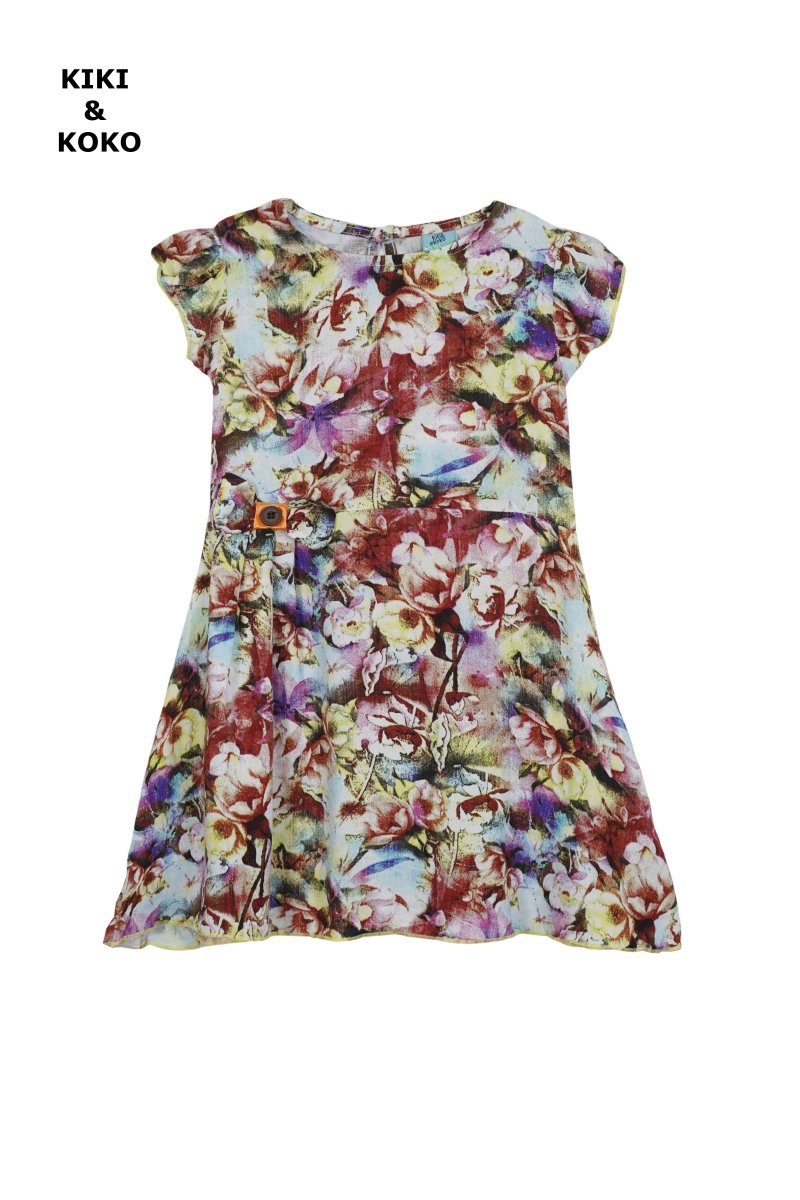 KIKI&KOKO GIRLS FLORAL DRESS - Smgarment's