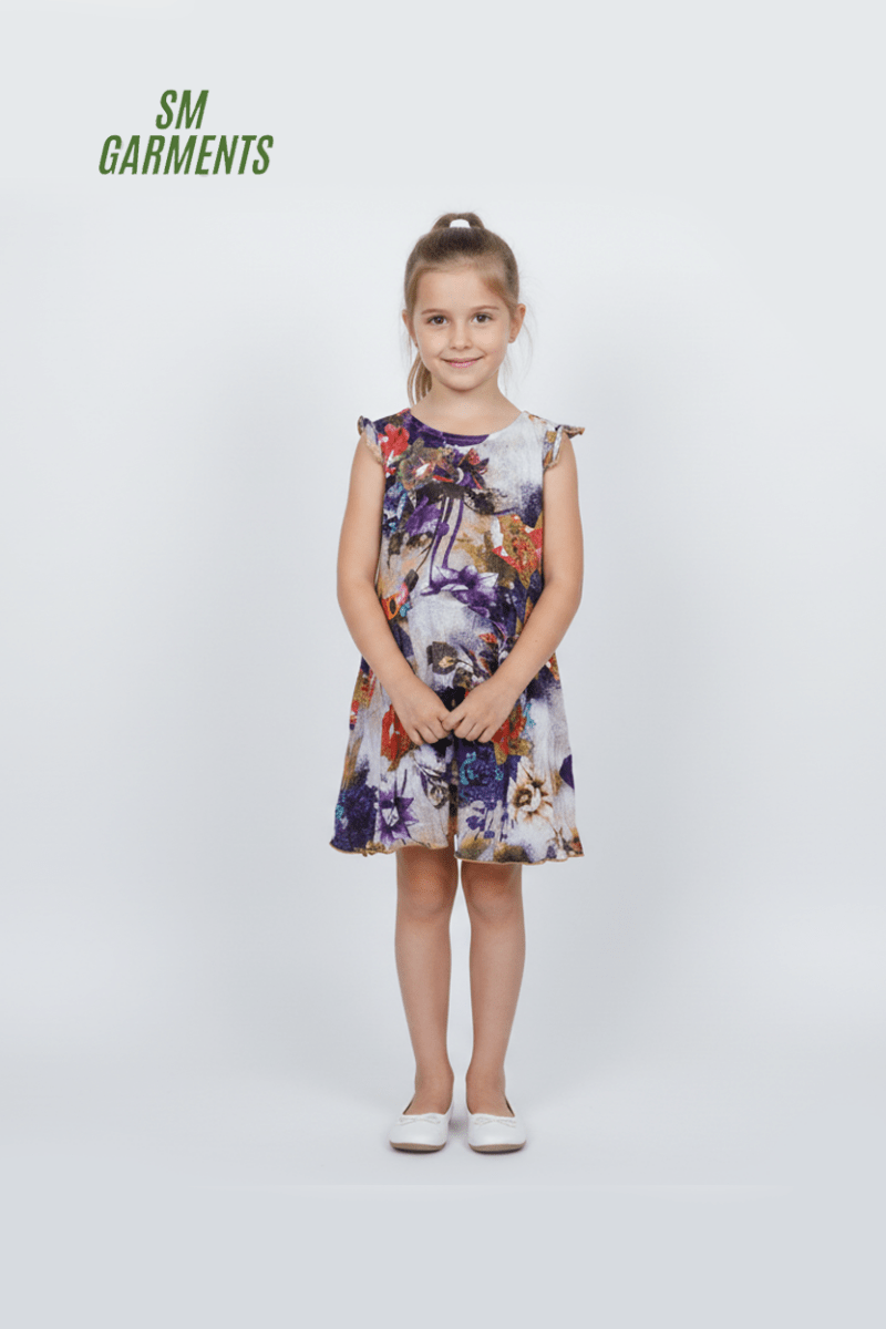 KIKI&KOKO GIRLS FLORAL DRESS - Smgarment's