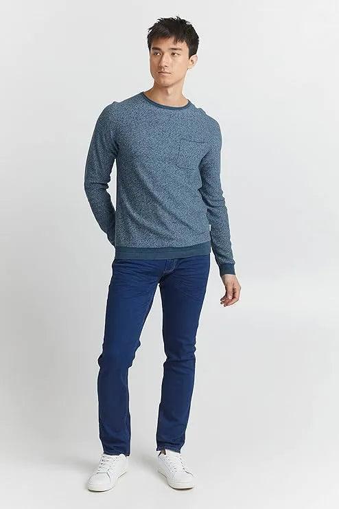 Knitted Knit Pullover With Chest Pocket - SMgarment's