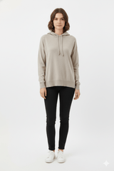 LAIDBACK AFFAIRS WOMENS BASIC SWEATER WITH HOOD - Smgarment's