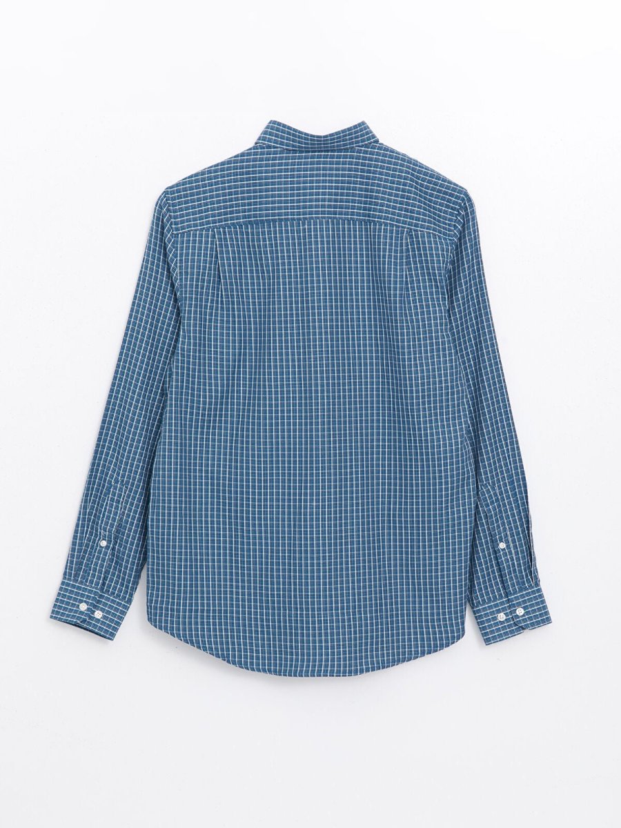 LC WAIKIKI Checked Gabardine Formal Regular Fit Shirt - Smgarment's