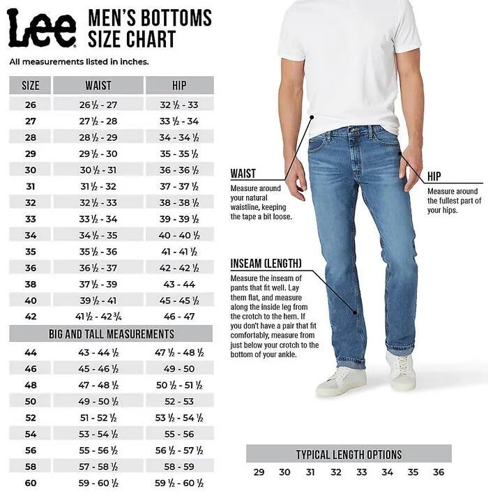 LEE Extreme Motion Slim Straight Jean - Smgarment's