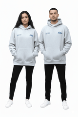 LEF Basic Printed Grey Hoodie - Smgarment's