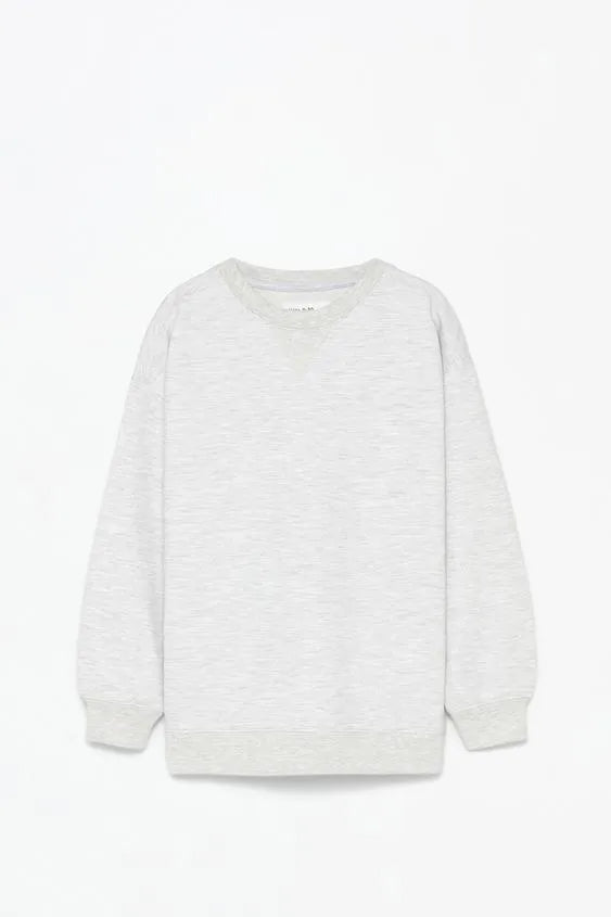 LEFTIES Basic Sweatshirt And Basic Plush Trousers Set - Smgarment's