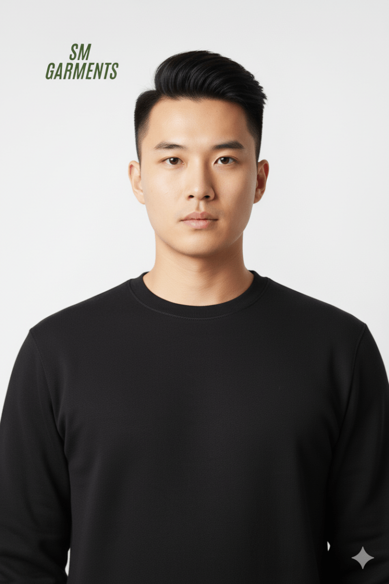 LEFTIES MENS Basic black Sweatshirt - Smgarment's