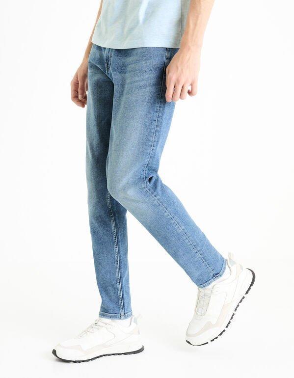 Length Slim Stretch Jeans - blue - SMgarment's