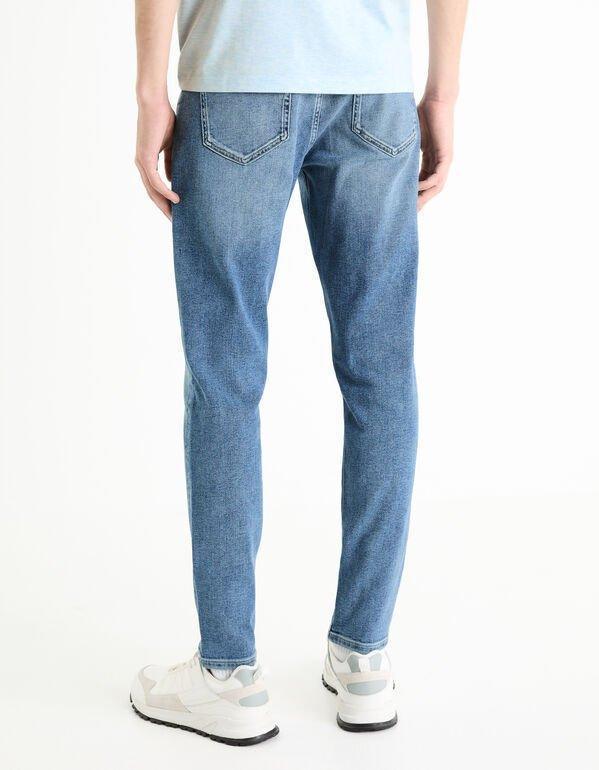 Length Slim Stretch Jeans - blue - SMgarment's
