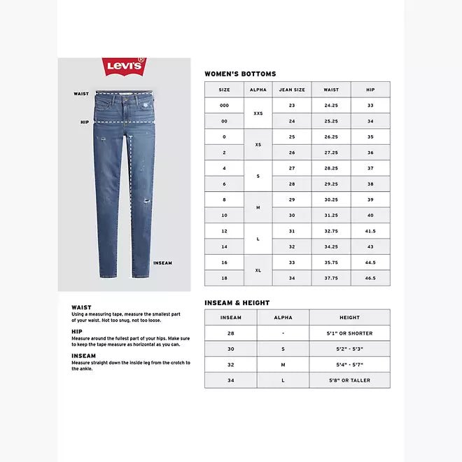 LEVIS 314 Shaping Straight Women's Jeans - Smgarment's