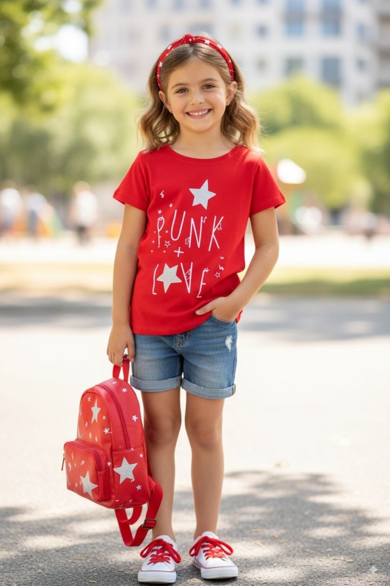 LH GIRLS PRINTED T SHIRT - Smgarment's