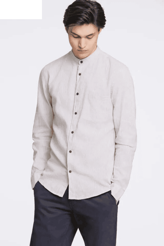 LINDBERGH Linen shirt Slim fit - SMgarment's