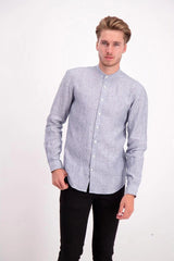 LINDBERGH LINEN STRIPE SHIRT - SMgarment's