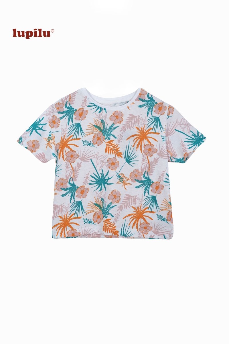 LUPILU Girl's Printed Short Sleeve T-Shirt - Smgarment's