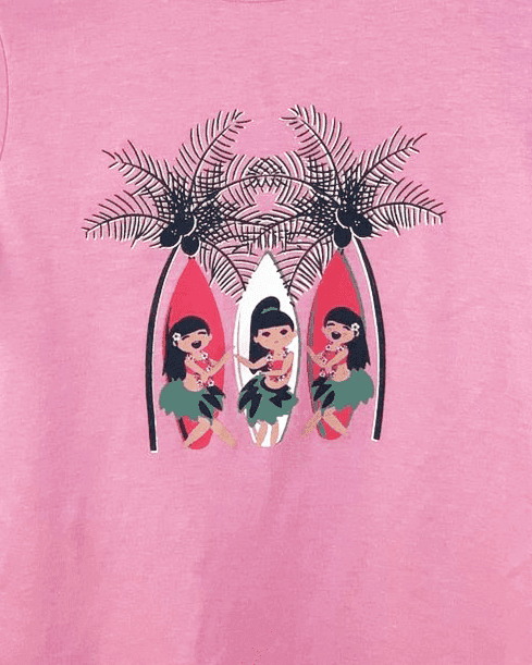 LUPILU Girls T-shirt Pink Dancing Dolls - SMgarment's