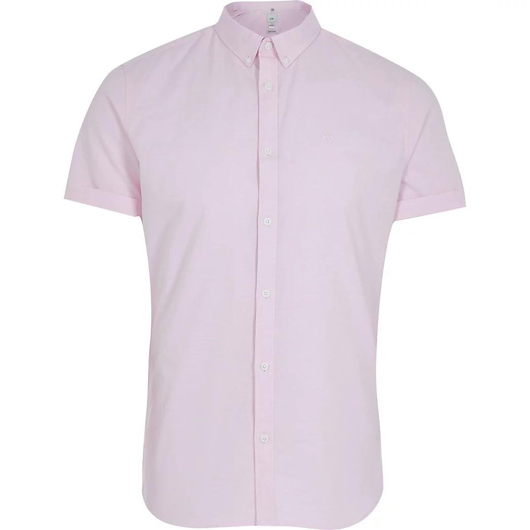 Maison Riviera Oxford Short Sleeve Shirt - Smgarment's