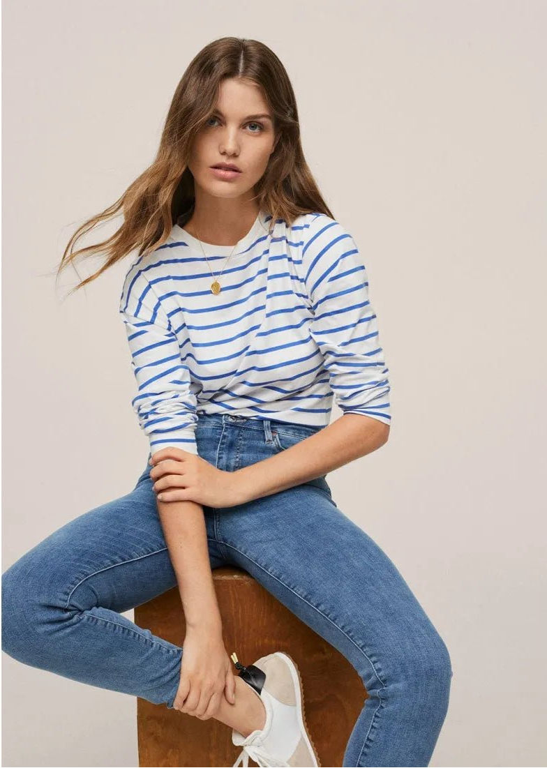 MANGO ANNE High Waist Jeans - Smgarment's