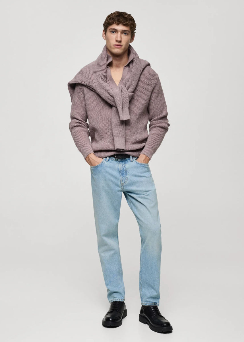 MANGO BEN Tapered Fit Jeans - Smgarment's