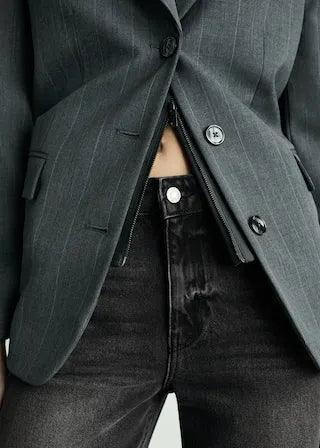 MANGO Blanca straight - fit cropped jeans - SMgarment's