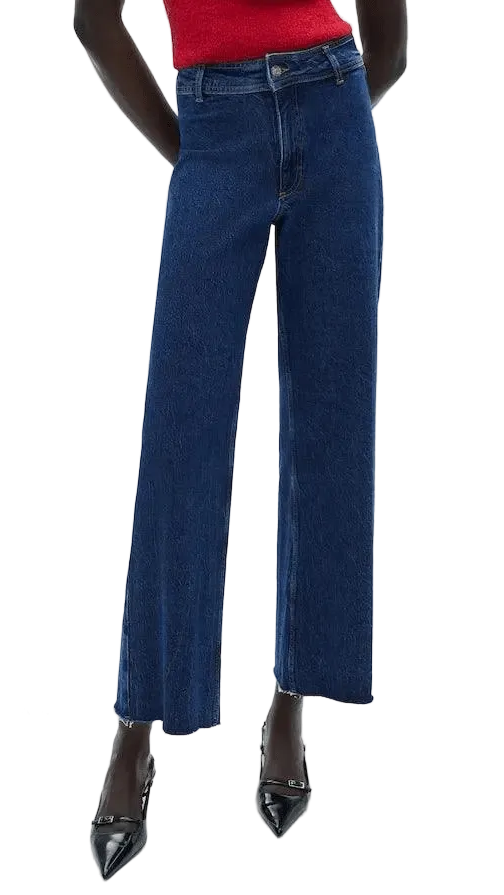 MANGO Catherin culotte high - rise jeans - Smgarment's