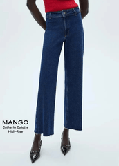 MANGO Catherin culotte high - rise jeans - Smgarment's