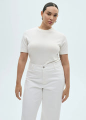 Mango Catherin culotte high - rise jeans - Smgarment's