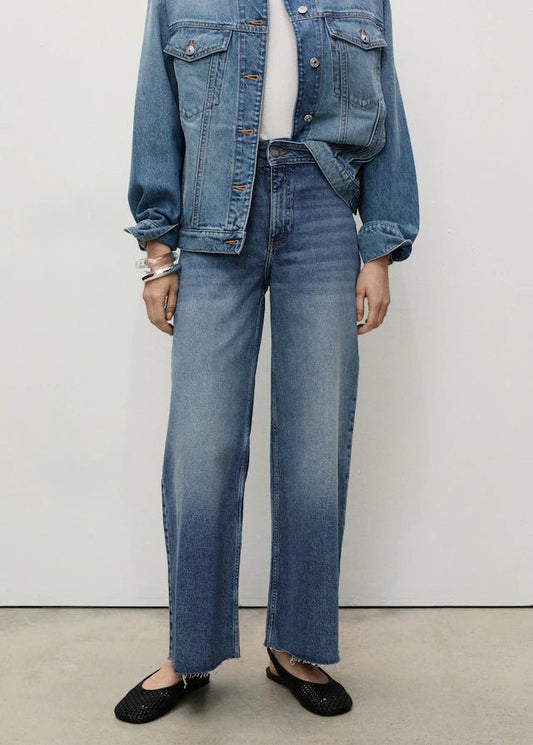 MANGO Catherin Culotte High - Rise Jeans - Smgarment's