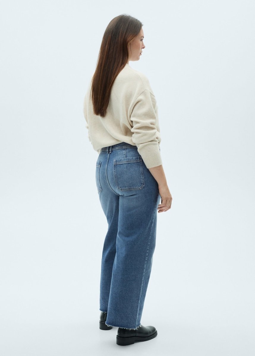 MANGO Catherin Culotte High - Rise Jeans - Smgarment's