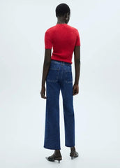 MANGO Catherin culotte high - rise jeans - SMgarment's