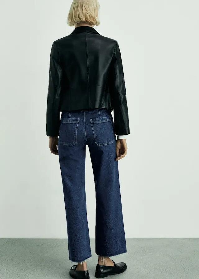 MANGO Catherin Culotte High - Rise Jeans - SMgarment's