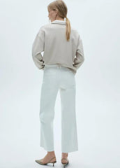 MANGO Catherin Culotte High - Rise Jeans - SMgarment's