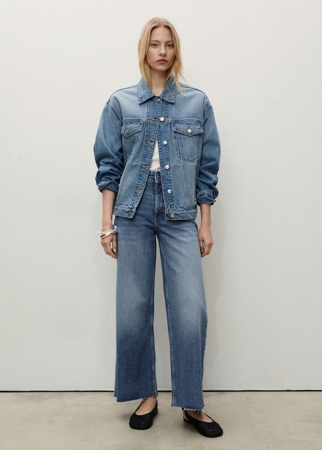 MANGO Catherin Culotte High - Rise Jeans - Smgarment's