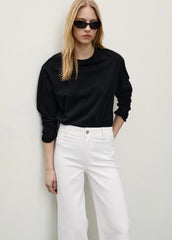 Mango Catherin culotte high - rise jeans - Smgarment's