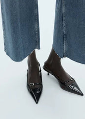 Mango Catherin culotte high - rise jeans - Smgarment's