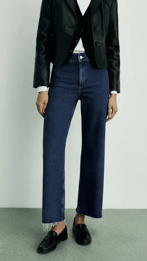 MANGO Catherin Culotte High - Rise Jeans - Smgarment's