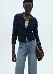 Mango Catherin culotte high - rise jeans - Smgarment's