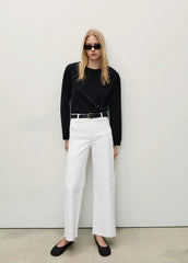 Mango Catherin culotte high - rise jeans - Smgarment's