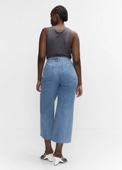 MANGO Catherin high - rise culotte jeans - Smgarment's