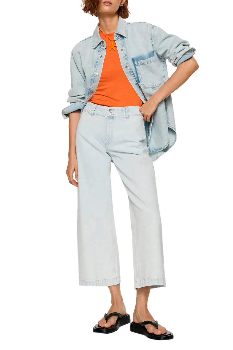 MANGO CULOTTE Mid Rise Jeans - Smgarment's
