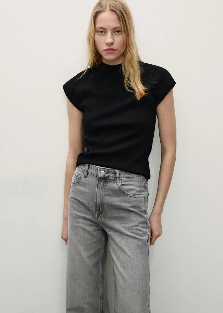 MANGO Danila wide leg high - rise jeans - Smgarment's