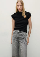 MANGO Danila wide leg high - rise jeans - Smgarment's