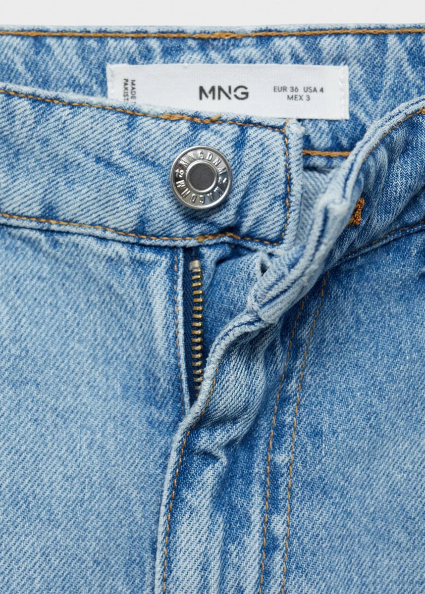 MANGO Danila Wide Leg High - Rise Jeans - Smgarment's