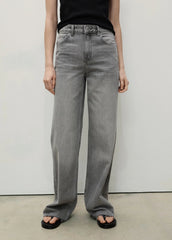 MANGO Danila wide leg high - rise jeans - Smgarment's