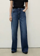 MANGO Danila Wide Leg High - Rise Jeans - Smgarment's