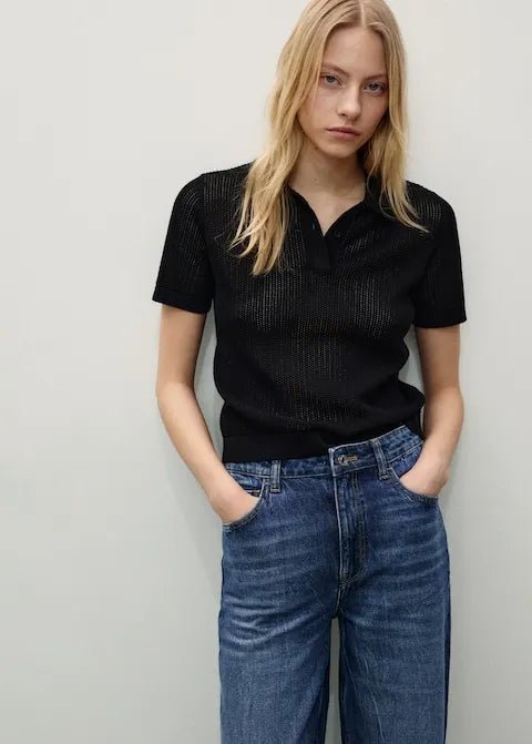 MANGO Danila Wide Leg High - Rise Jeans - Smgarment's