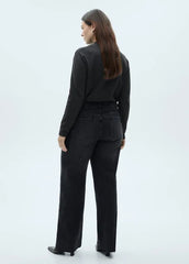 MANGO Danila wide - leg high - waisted jeans - Smgarment's