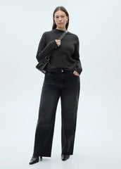 MANGO Danila wide - leg high - waisted jeans - Smgarment's