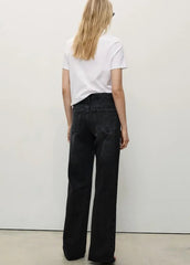 MANGO Danila wide - leg high - waisted jeans - Smgarment's